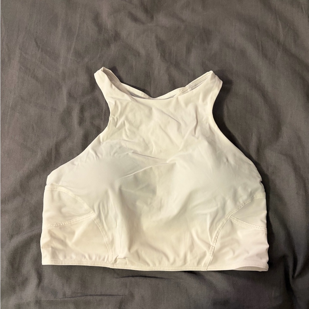 Lululemon Women’s White Tank Top Bra size 8